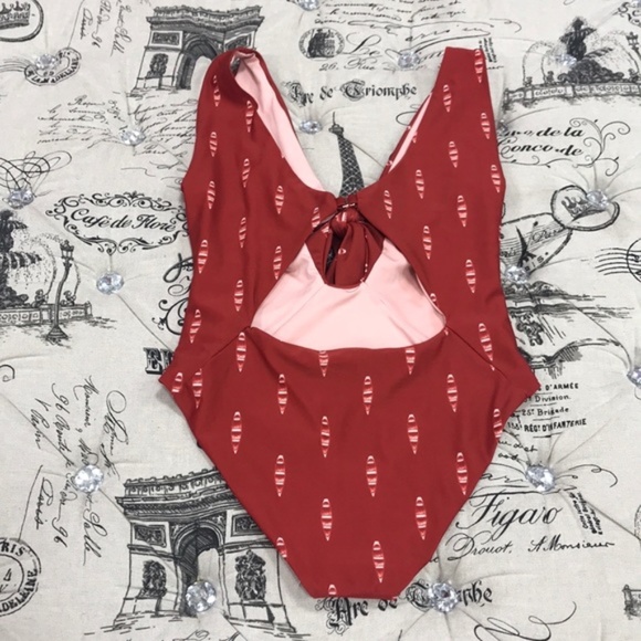 JOHANNA ORTIZ Boat Print Tie Front Swimsuit - Picture 5 of 9
